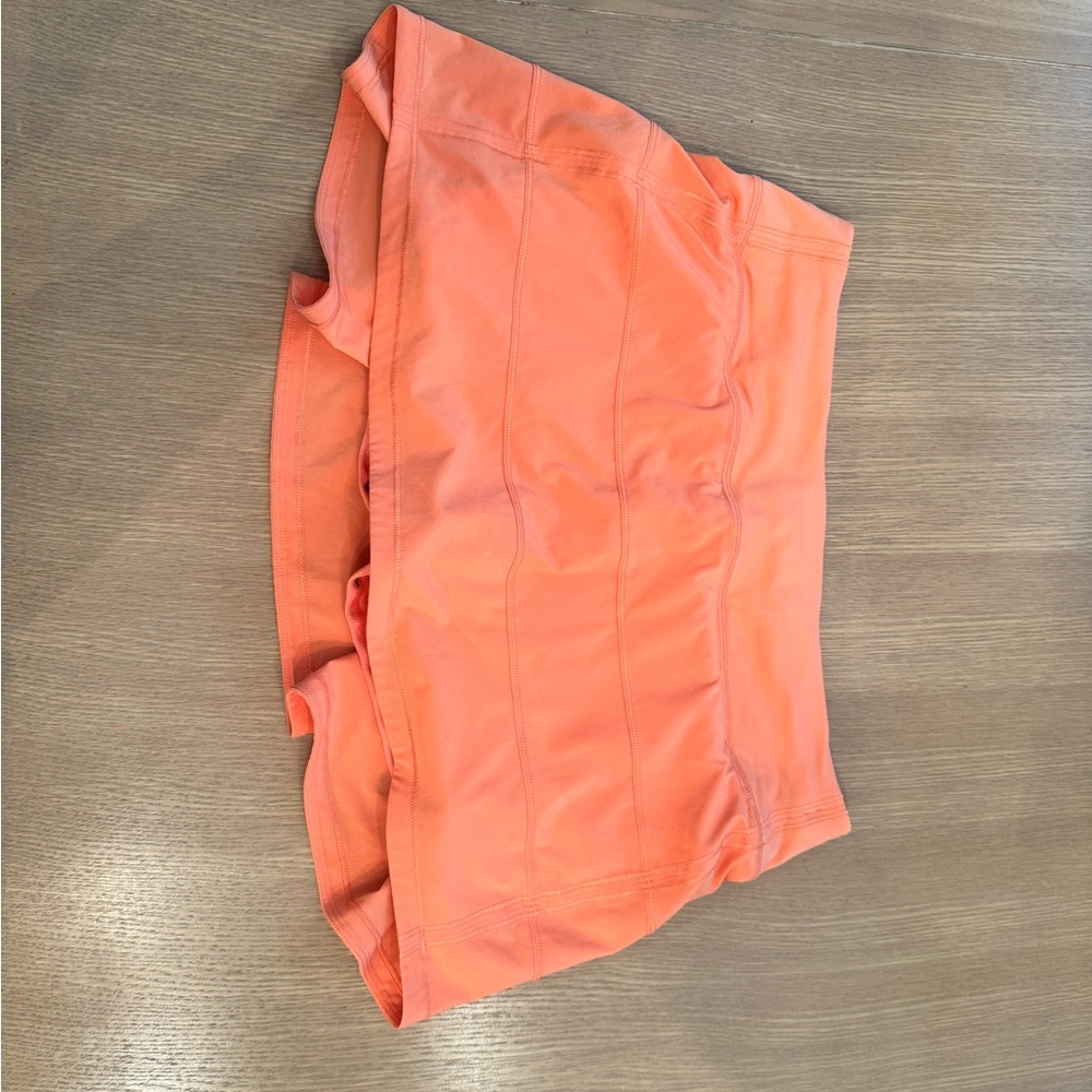 Lululemon Athletica Orange Skorts Lightweight Casual